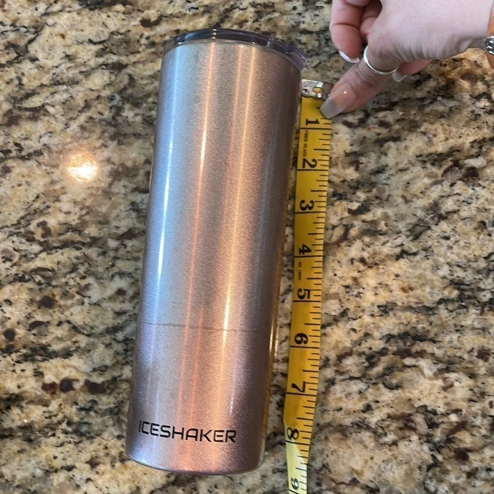 Ice Shaker Rose gold Metal Tumbler